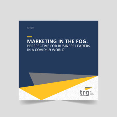 TRG Marketing In The Fog cover