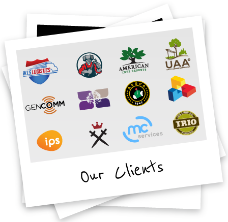 Graphic of logos of some of our clients