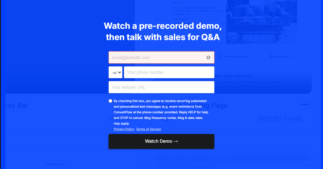 A form requiring email, phone number, and company - Gated Content: Helpful Filter or Unnecessary Friction?
