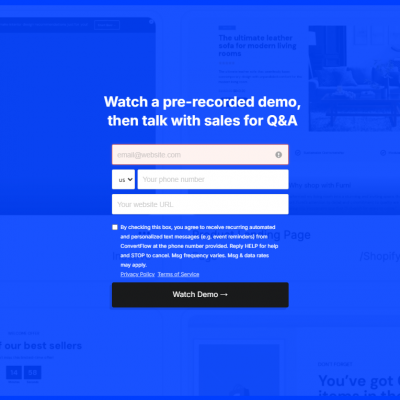 A form requiring email, phone number, and company - Gated Content: Helpful Filter or Unnecessary Friction?
